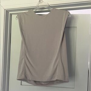 Athleta Women's Muscle Tee in Light Gray